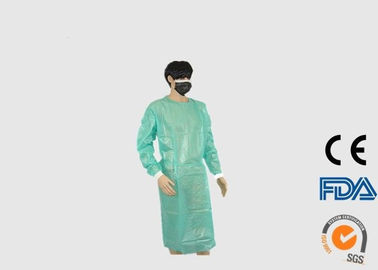 তরল প্রতিরোধী নিষ্পত্তিযোগ্য ব্যারিয়ার গাউন, অ্যান্টি ডাস্ট ডিসপোজেবল প্রতিরক্ষামূলক পরিধান