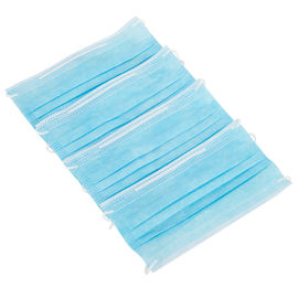 Anti Flu Disposable Face Mask 3 Layers Pp Non Woven Material For House Cleaning